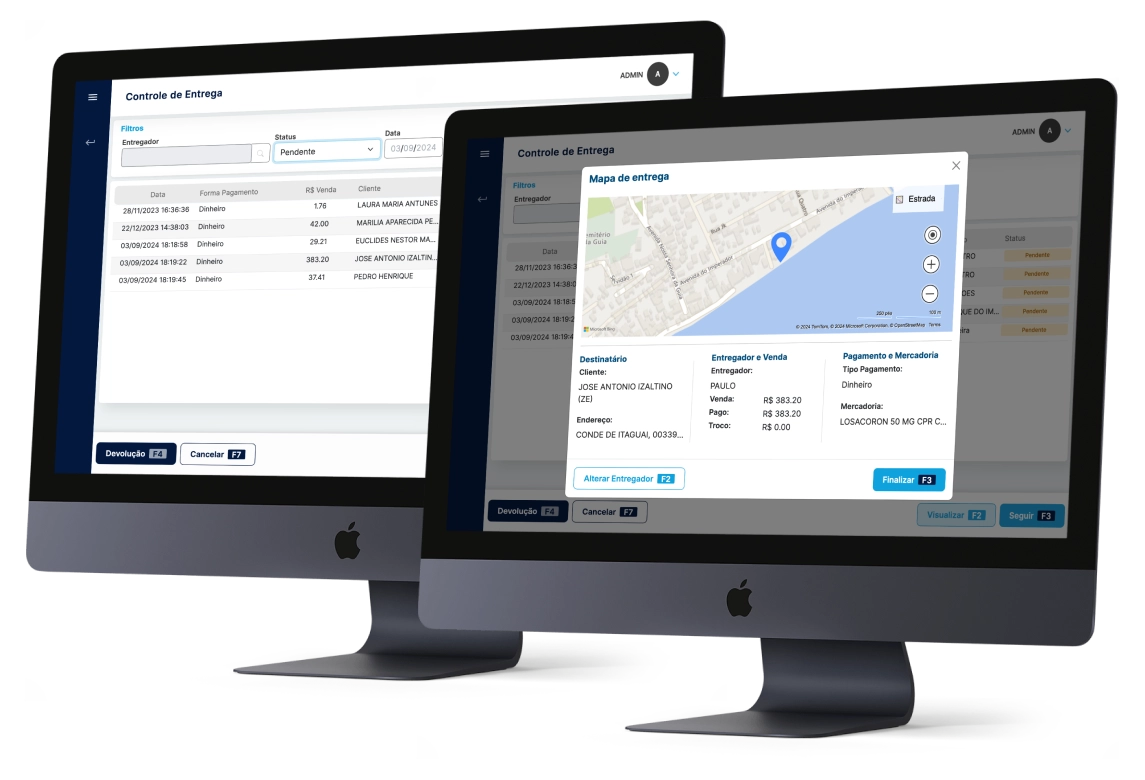 Controle de Entregas Wisen Pharma